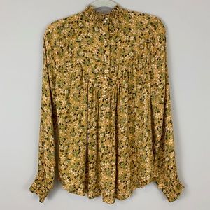 William Rast Tops - NWT William Rast Floral High Neck Blouse Top William Rast Tops - NWT William Rast Floral High Neck Blouse Top